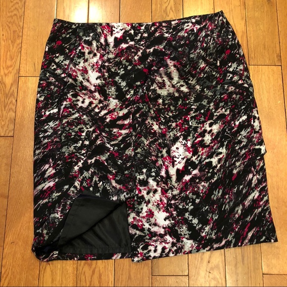 Worthington Black Multi Color Skirt - Picture 3 of 5